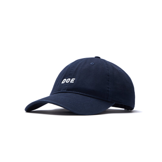 DOE ONE POINT LOGO TWILL CAP