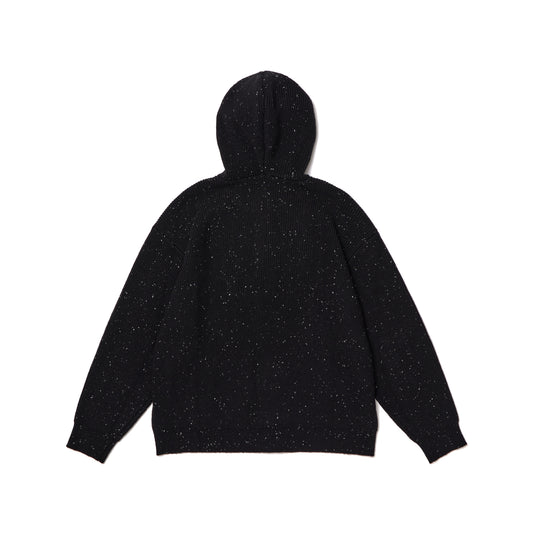 DOE NAPPED ZIP-UP HOODED SWEATER