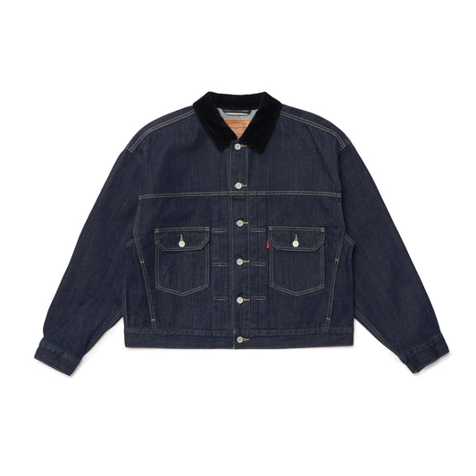 LEVI'S® x DOE TYPE II TRUCKER DARK INDIGO