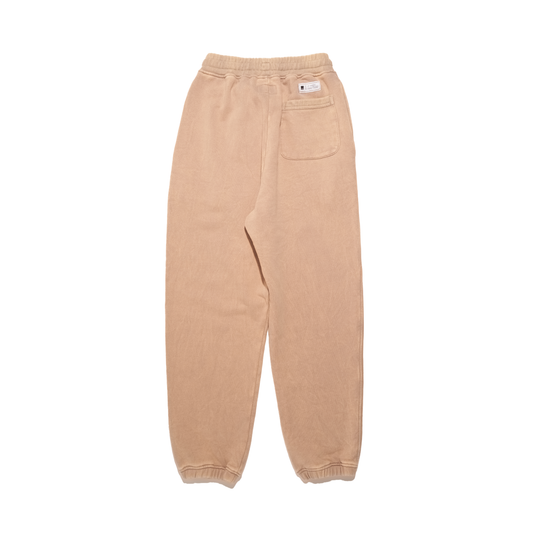 DOE WASHED COLLEGE LOGO EMBROIDERY SWEATPANTS