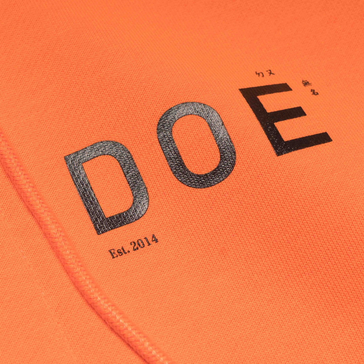 DOE LOGO EST2014 BUTTON HOODIE