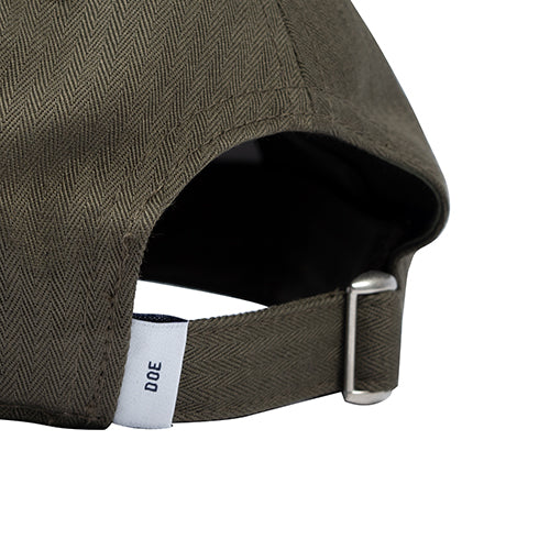 DOE LABEL HERRINGBONE DAD CAP