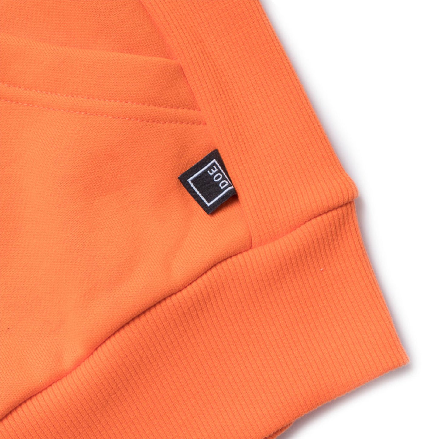 DOE LOGO HALF ZIP SWEATER