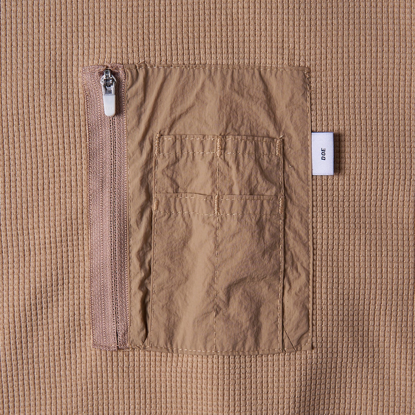 DOE ZIP POCKET THERMAL LS TEE