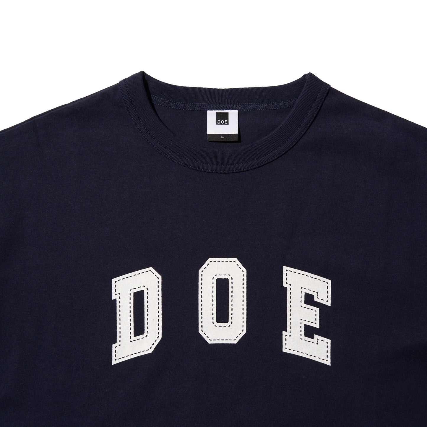 DOE COLLEGE LOGO LS TEE