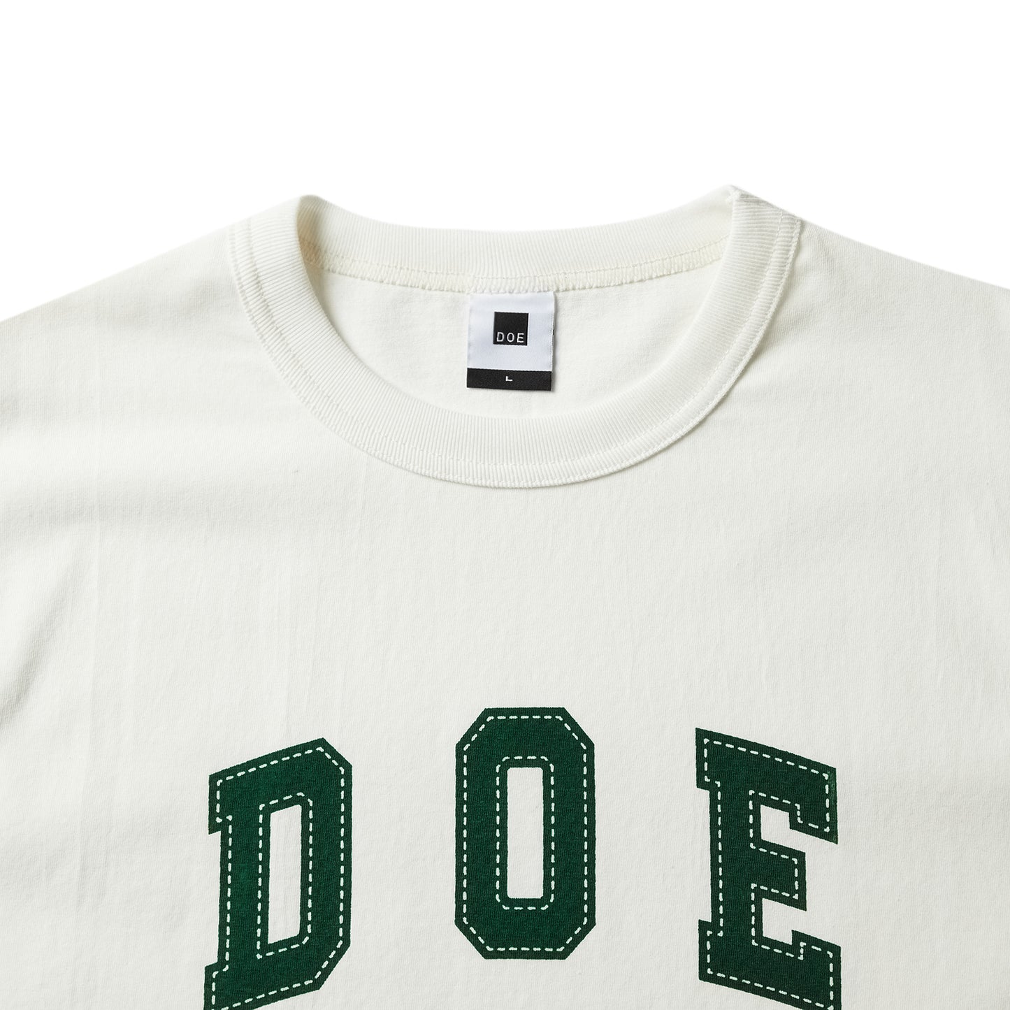 DOE COLLEGE LOGO LS TEE