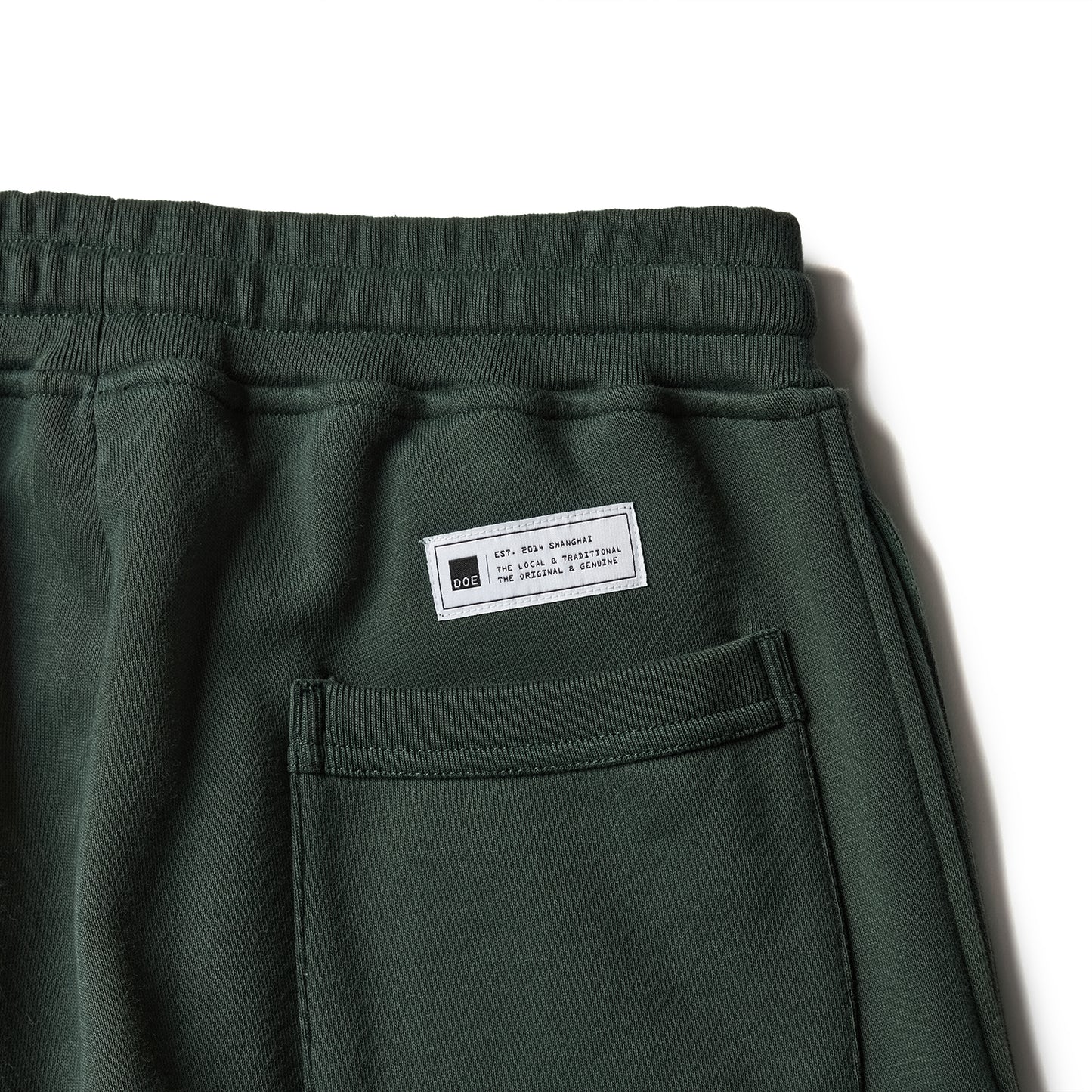DOE COLLEGE LOGO EMBROIDERY SWEATPANTS