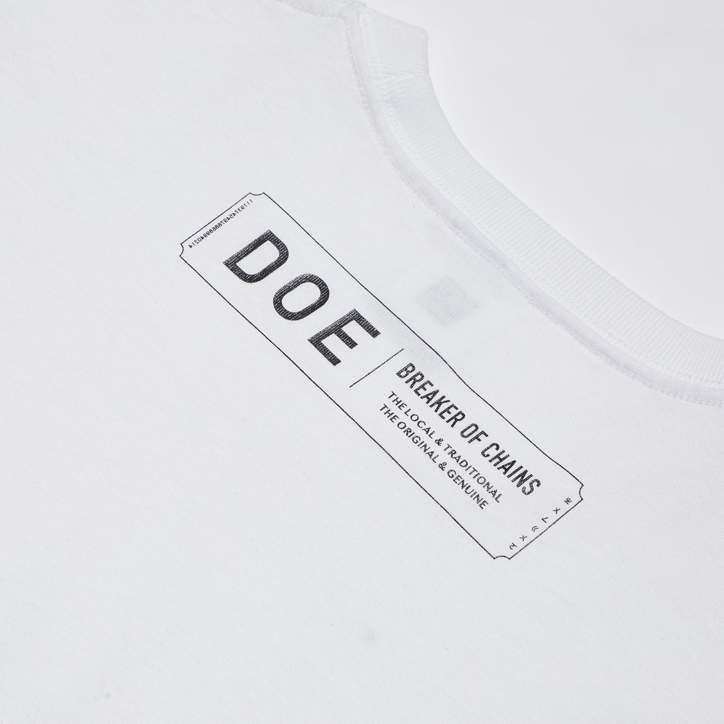 DOE LABEL LS TEE