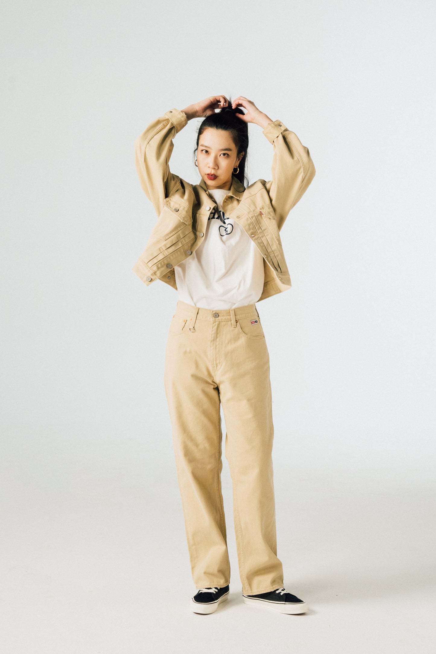 LEVI'S x DOE STAY BAGGY NON DENIM 5 PKT BEIGE