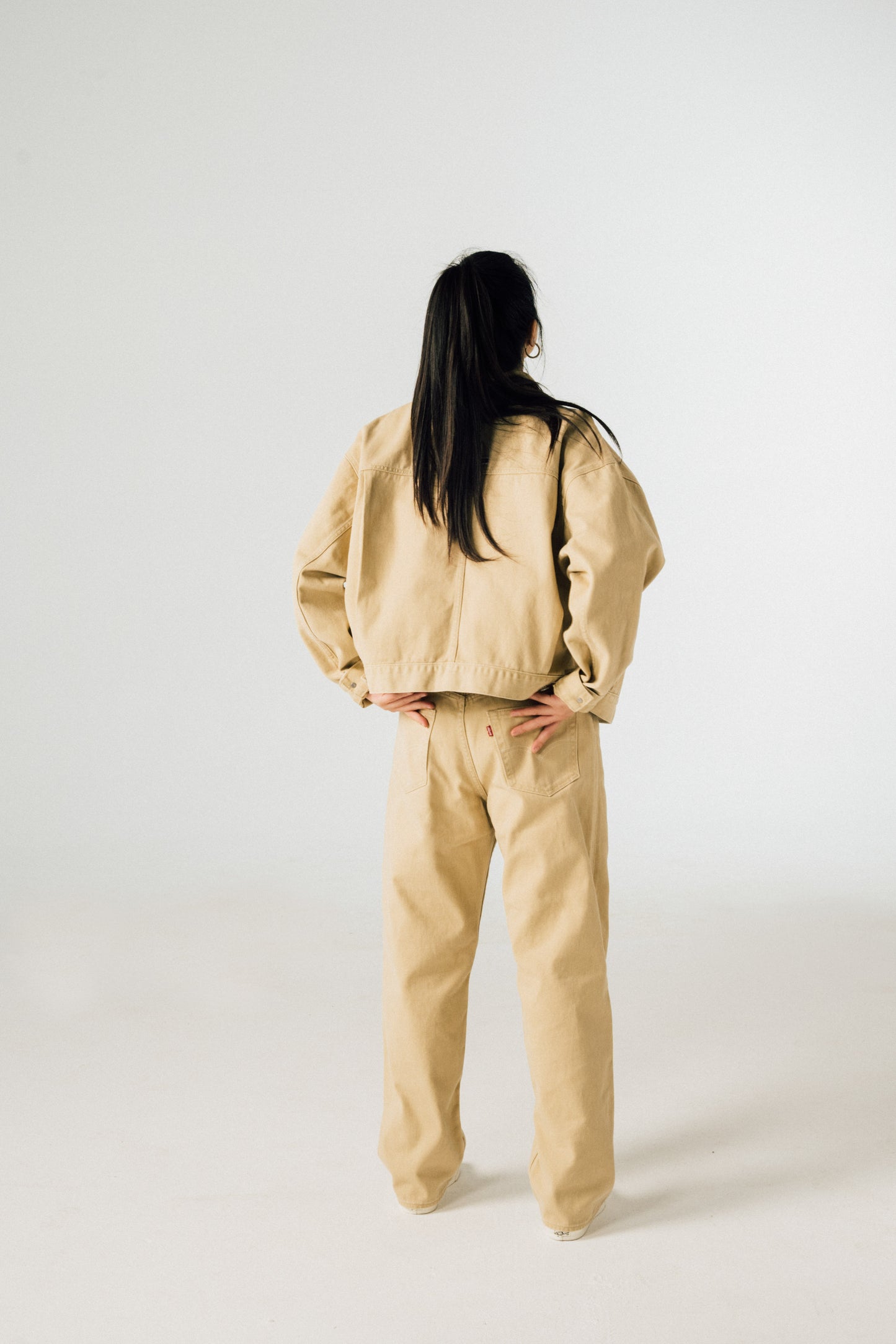 LEVI'S x DOE STAY BAGGY NON DENIM 5 PKT BEIGE