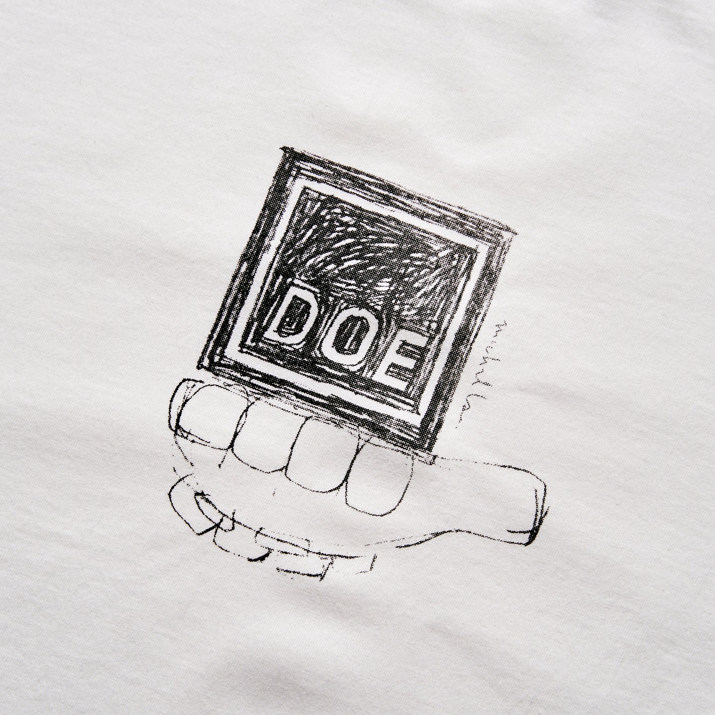 DOE x MICHAEL LAU SQUARE LOGO AUTHENTIC LS TEE