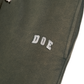 DOE WASHED COLLEGE LOGO EMBROIDERY SWEATPANTS