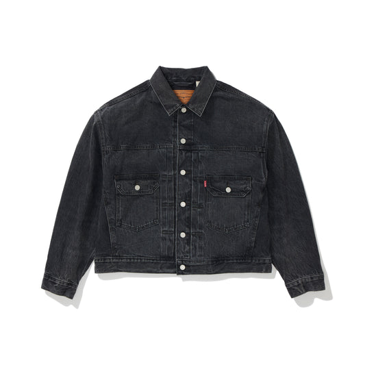 LEVI'S x DOE TYPE II TRUCKER L DARK GREY WASH