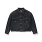 LEVI'S x DOE TYPE II TRUCKER L DARK GREY WASH