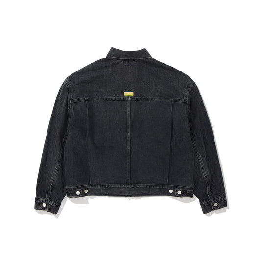 LEVI'S x DOE TYPE II TRUCKER L DARK GREY WASH