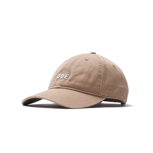 DOE ONE POINT LOGO TWILL CAP