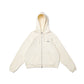 DOE BACK SQUARE LOGO ZIP-UP HOODIE