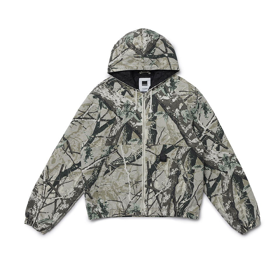 DOE HOODED ZIP-UP JACKET