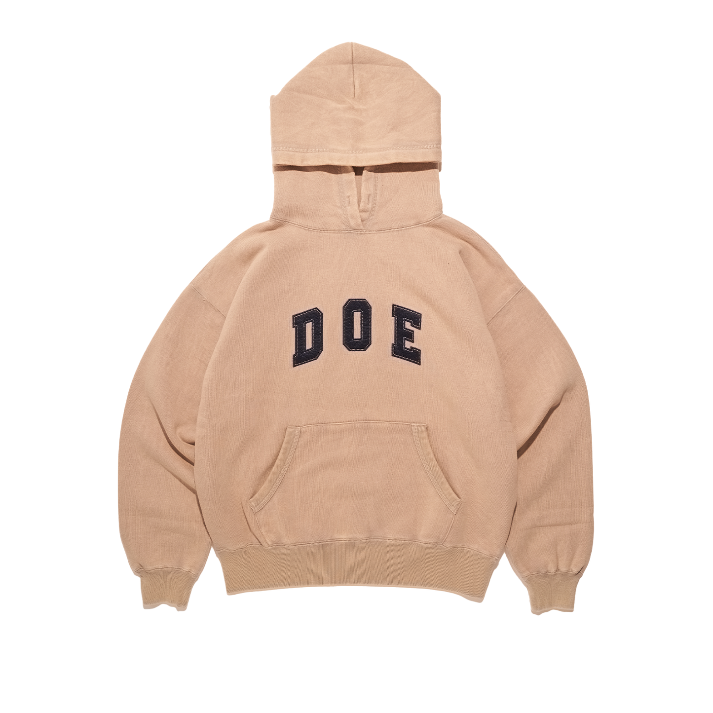 DOE WASHED COLLEGE LOGO EMBROIDERY