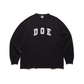 DOE DYED COLLEGE LOGO LS TEE