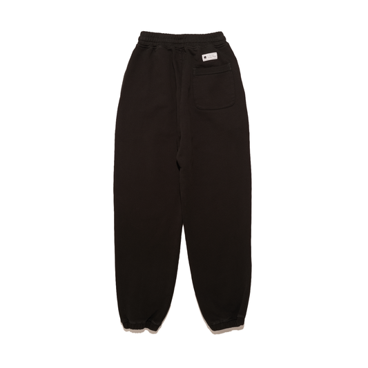 DOE DYED COLLEGE LOGO EMBROIDERY SWEATPANTS