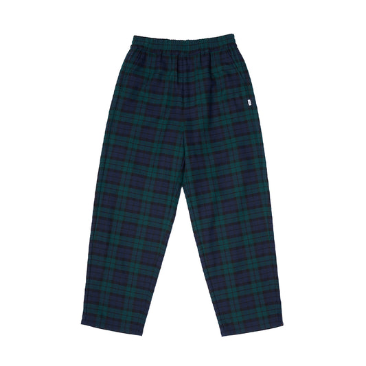 DOE BLACK WATCH FLANNEL EASY PANTS