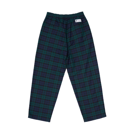 DOE BLACK WATCH FLANNEL EASY PANTS