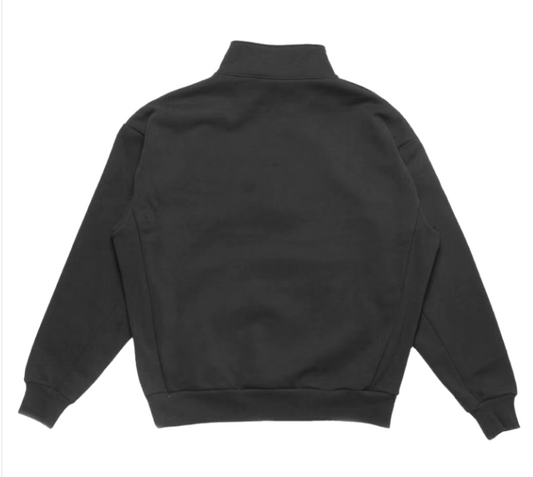 DOE LOGO HALF ZIP SWEATER