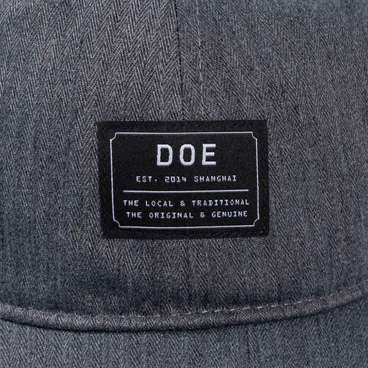 DOE LABEL HERRINGBONE DAD CAP