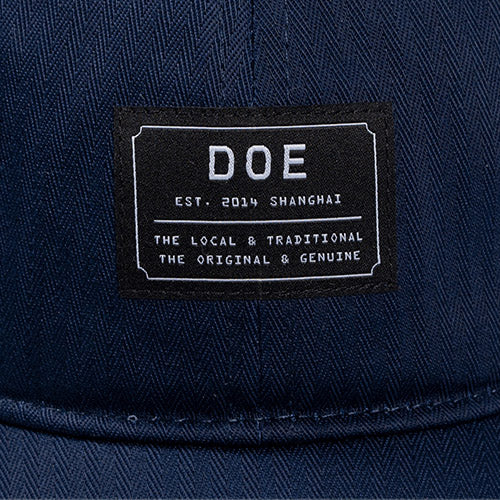 DOE LABEL HERRINGBONE DAD CAP