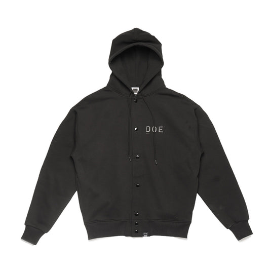 DOE LOGO EST2014 BUTTON HOODIE