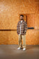 DOE PLAID ZIP SHIRT