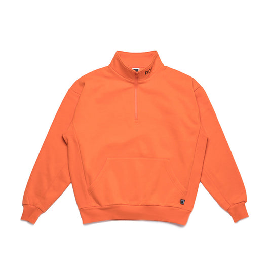 DOE LOGO HALF ZIP SWEATER