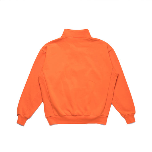 DOE LOGO HALF ZIP SWEATER