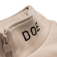 DOE LOGO HALF ZIP SWEATER
