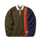 DOE LOGO TRI-COLOR LS POLO