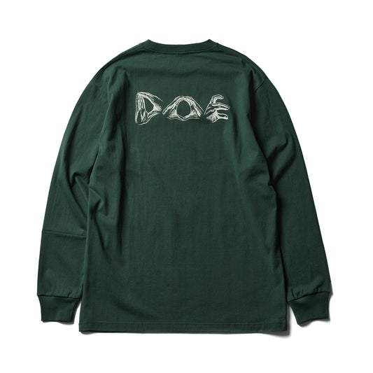 DOE GESTURE LOGO LS TEE