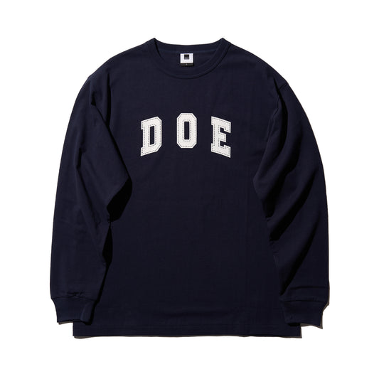 DOE COLLEGE LOGO LS TEE