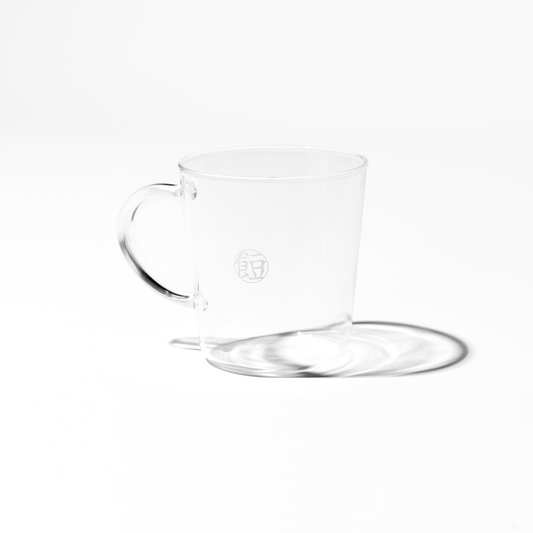 餖 LOGO STRAIGHT GLASS MUG